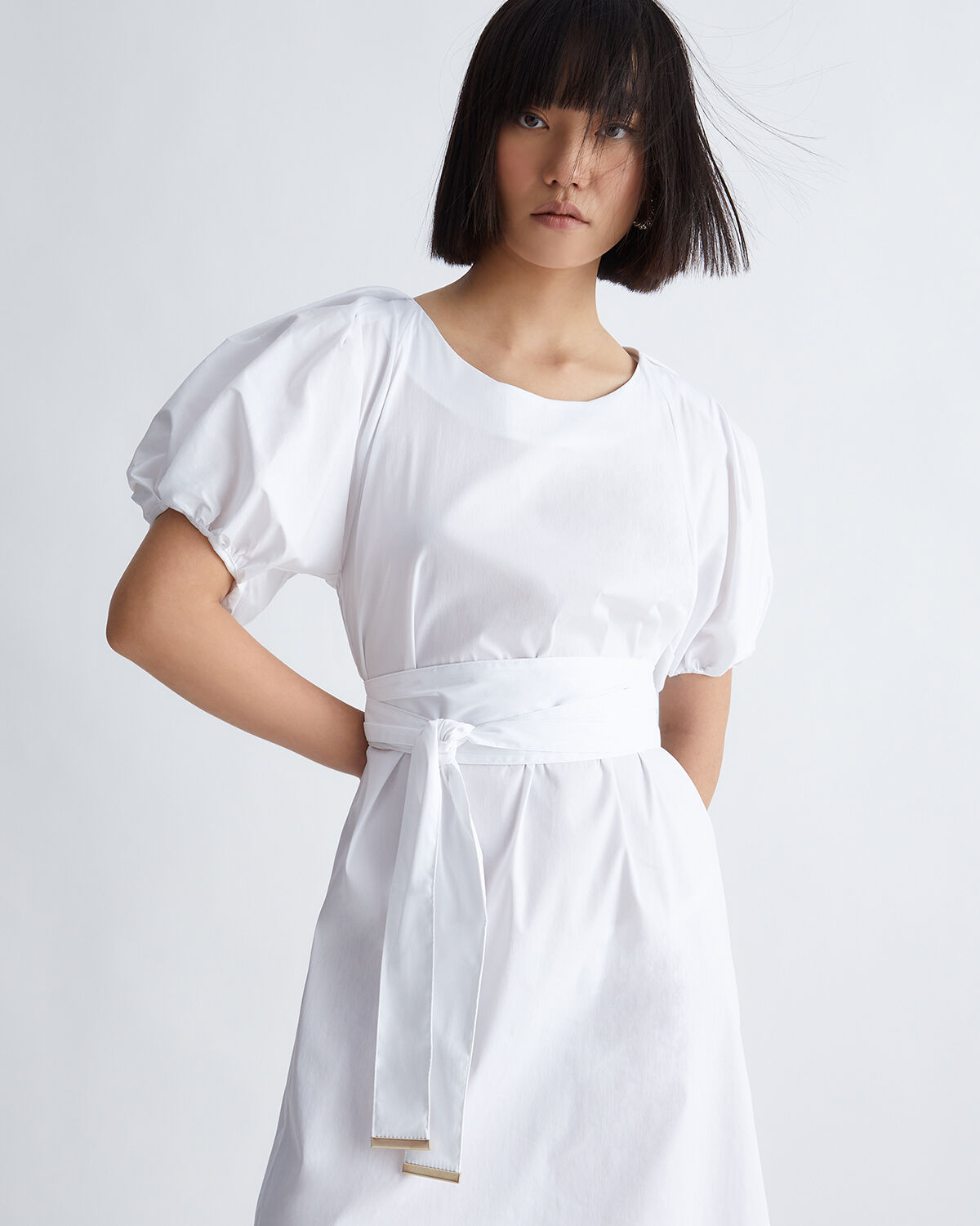 Robe Liu Jo Taille 40 Bleu - Style Évasé Midi - Occasion Très Bon État