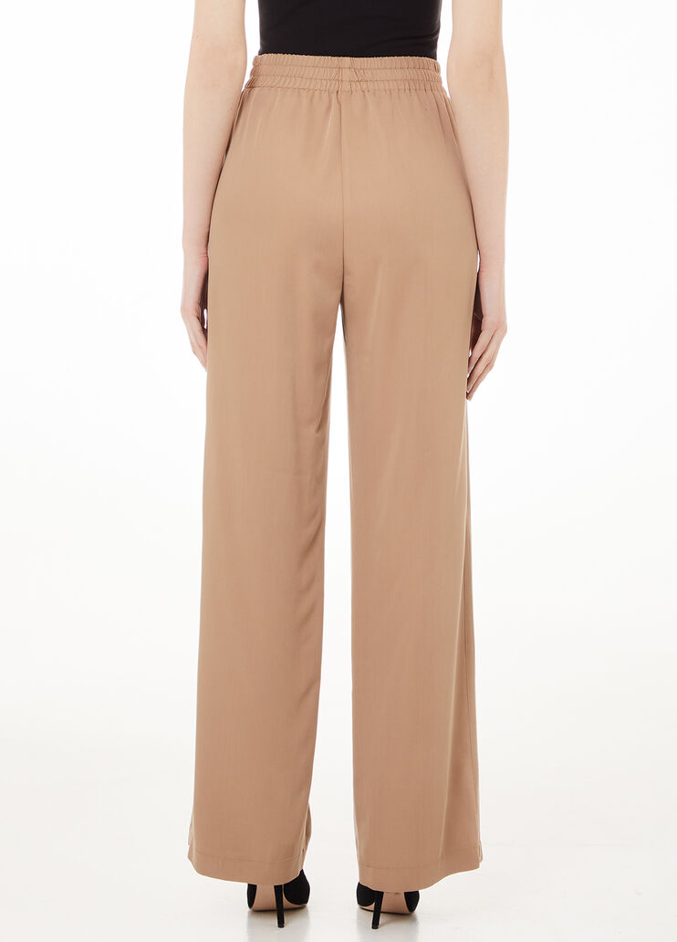 Jogginghose aus fließendem Gewebe Sand Liu Jo - medium Jogginghose aus fließendem Gewebe Sand Liu Jo - medium