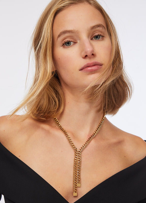 Nickel-free steel necklace gold Liu Jo - large image number 0