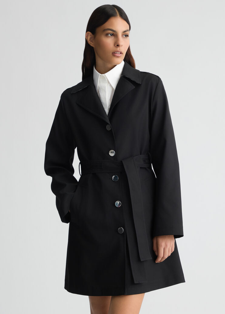 Trench coat with belt black Liu Jo - medium Trench coat with belt black Liu Jo - medium