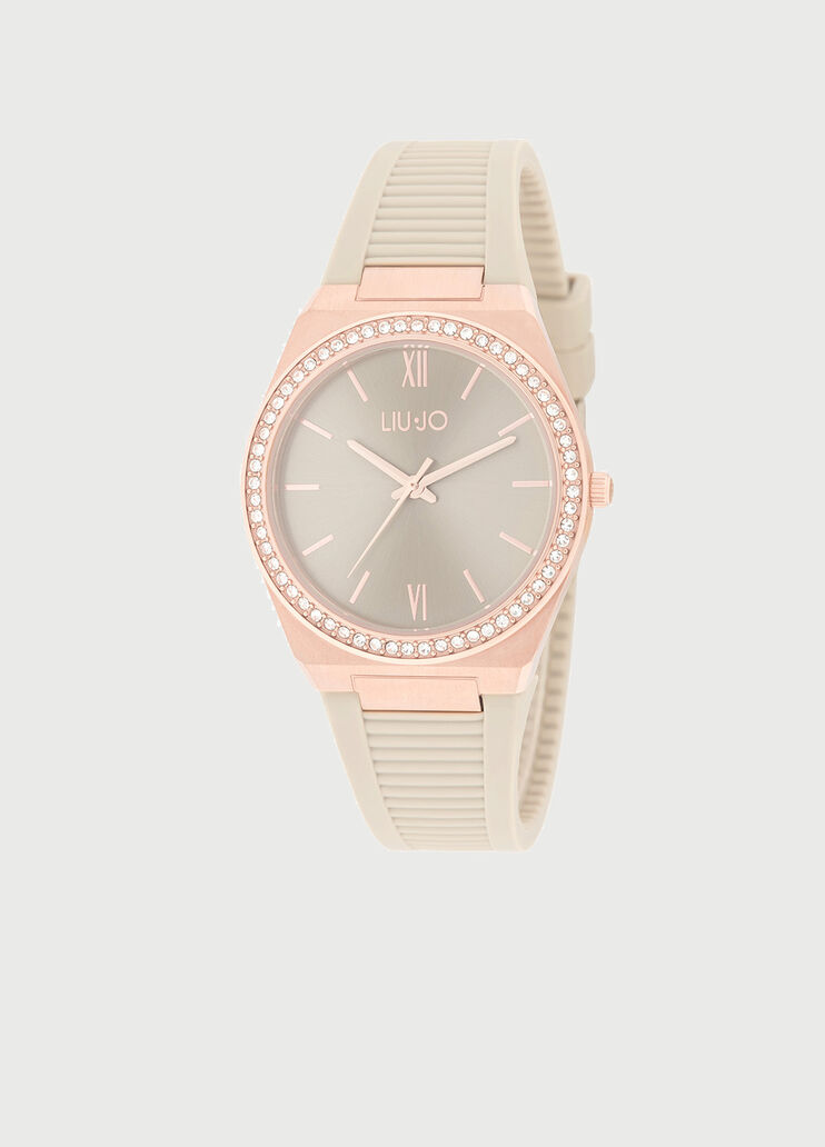 Наручные часы с силиконовым ремешком Серый оттенка стали Liu Jo - large image number 0