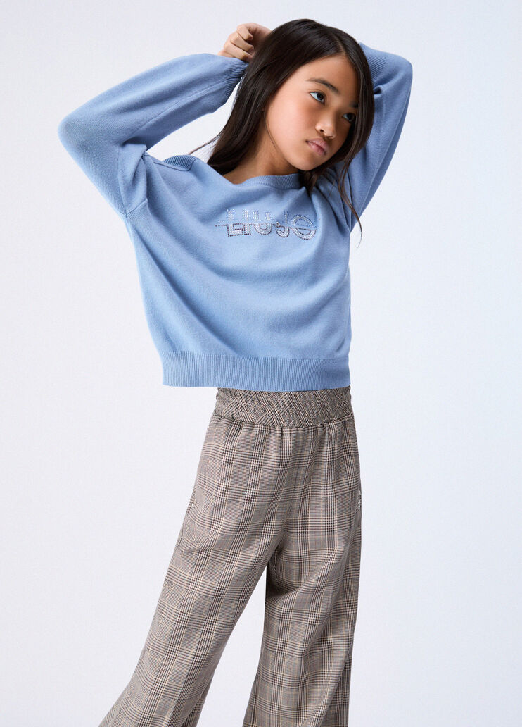 Long-sleeve T-shirt light blue Liu Jo - medium