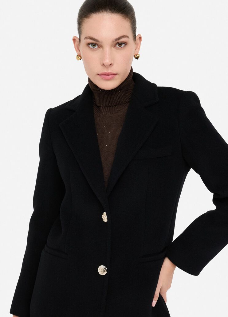 Liu Jo Better wool coat black Liu Jo - large image number 2 Liu Jo Better wool coat black Liu Jo - large image number 2