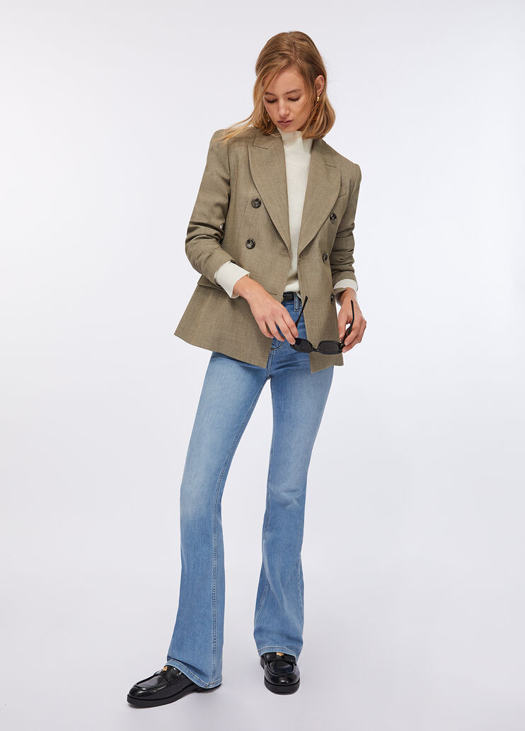 Double-breasted blazer  asparagus Liu Jo - large image number 5 Double-breasted blazer  asparagus Liu Jo - large image number 5