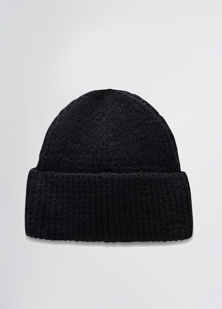 Knit beanie hat black Liu Jo - large image number 2 Knit beanie hat black Liu Jo - large image number 2