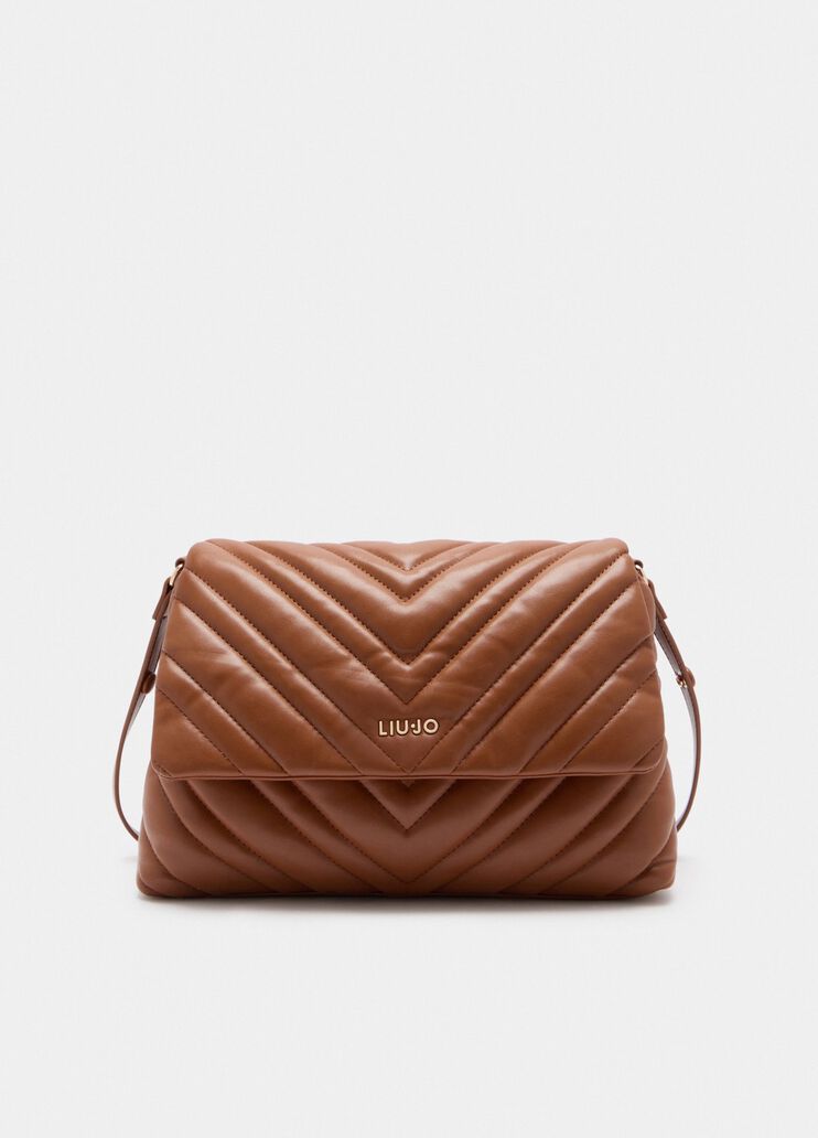 Medium quilted hobo bag gingerbread Liu Jo - medium Medium quilted hobo bag gingerbread Liu Jo - medium