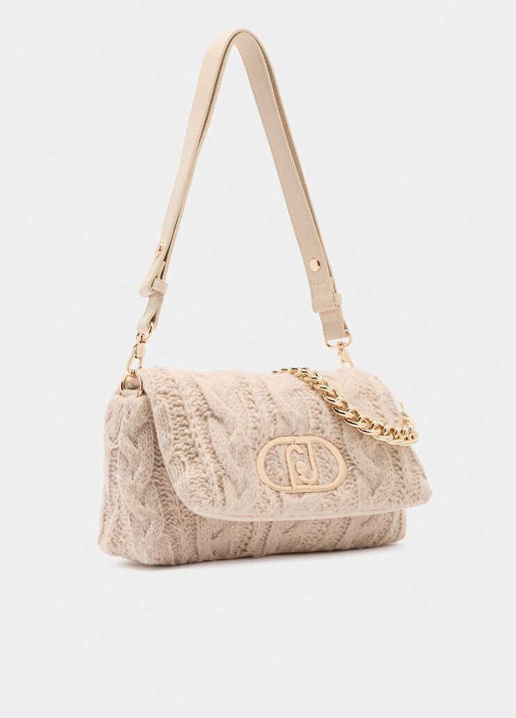 Medium knit LaPuffy bag white Liu Jo - large image number 2 Medium knit LaPuffy bag white Liu Jo - large image number 2