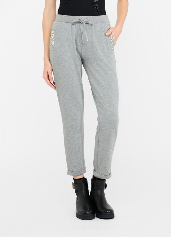 Liu Jo Better jogging trousers light grey Liu Jo - large image number 0
