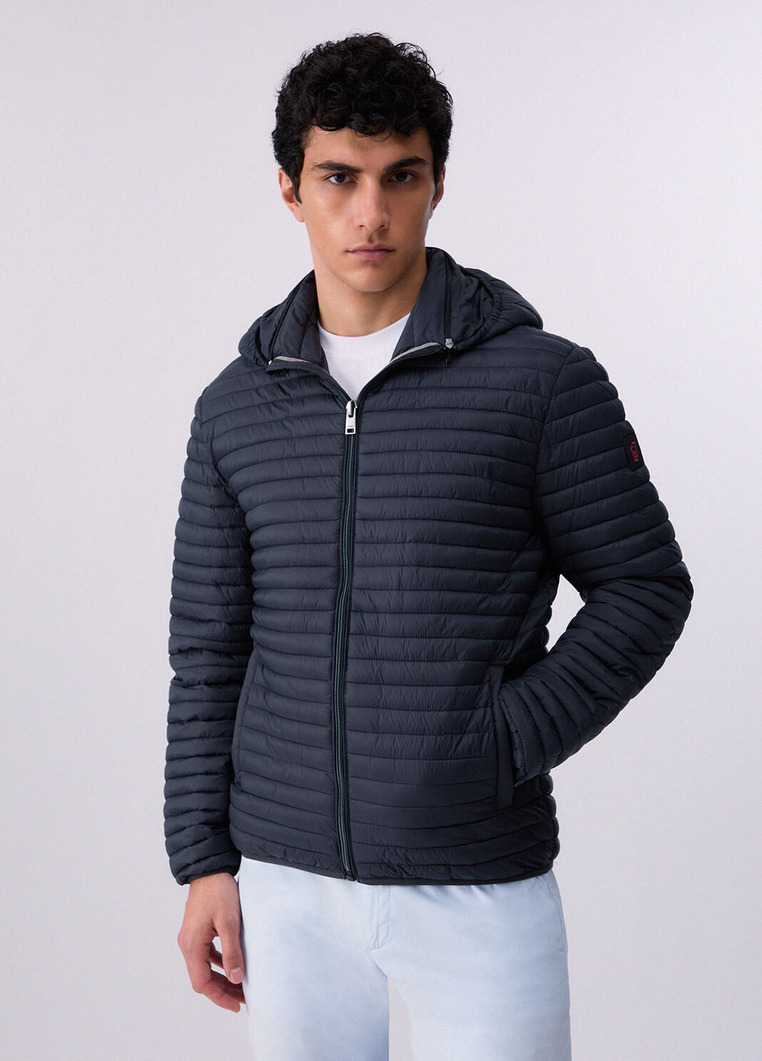 Куртка из стеганого нейлона темно-синий Liu Jo - large image number 0