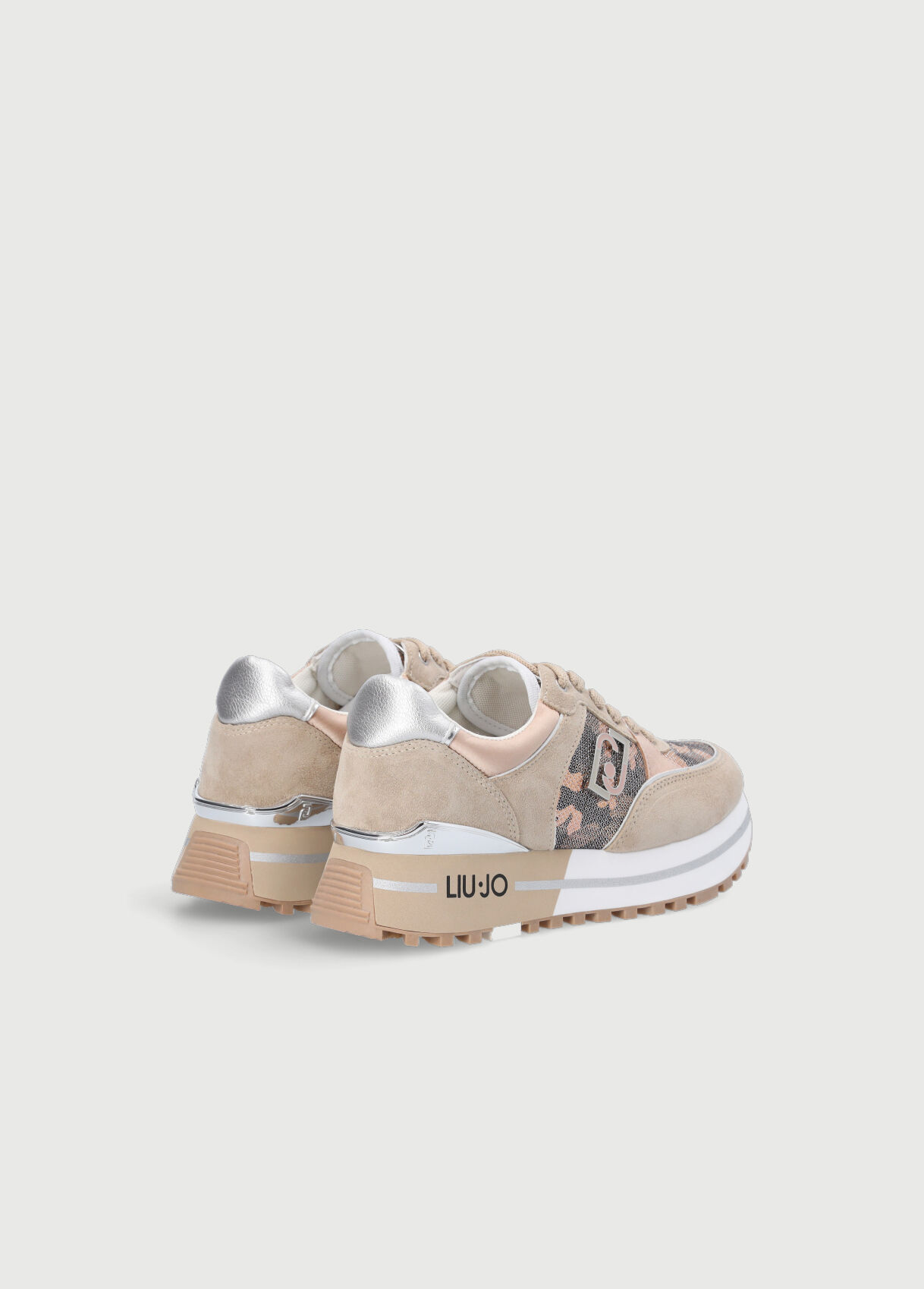 camouflage platform sneakers