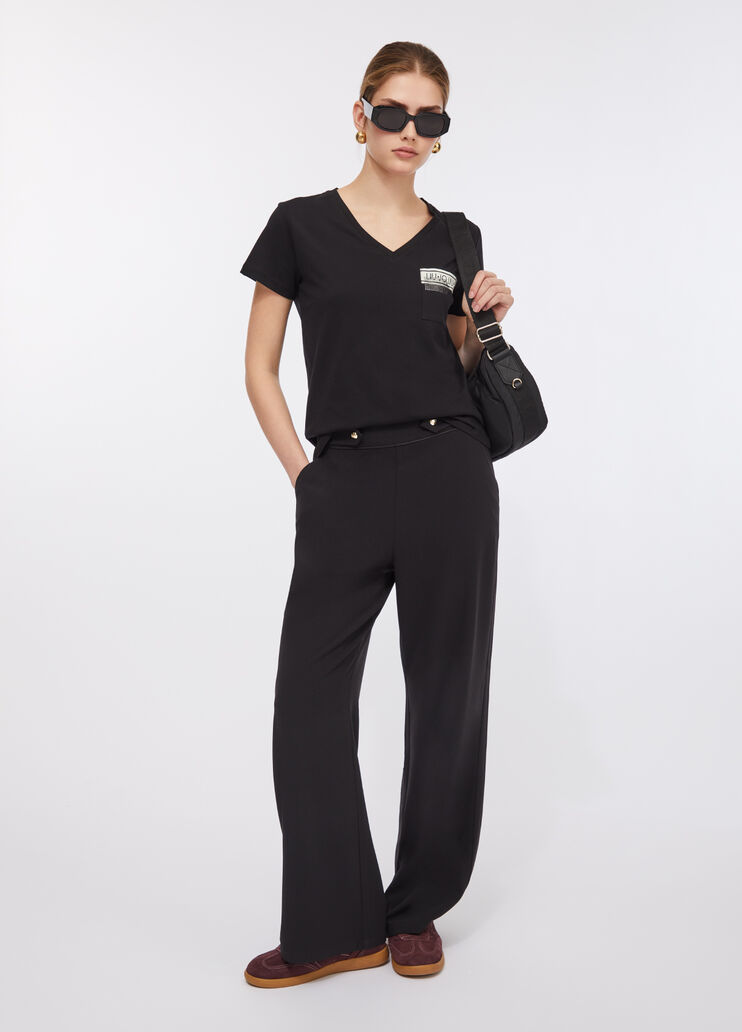 T-shirt Liu Jo Better noir Liu Jo - large image number 5