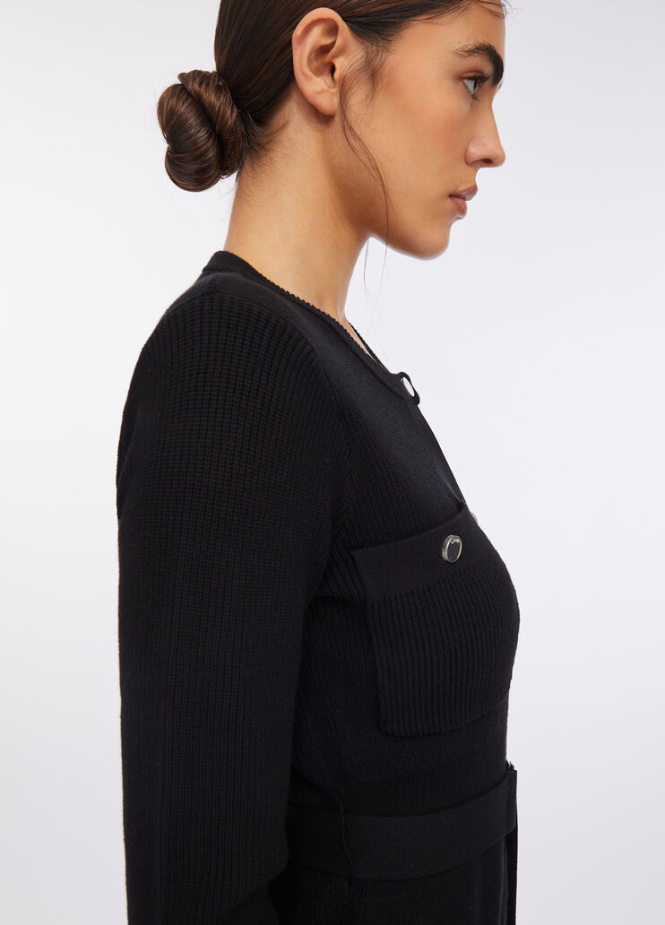 Трикотажное платье на уплотненных бретелях черный Liu Jo - large image number 3