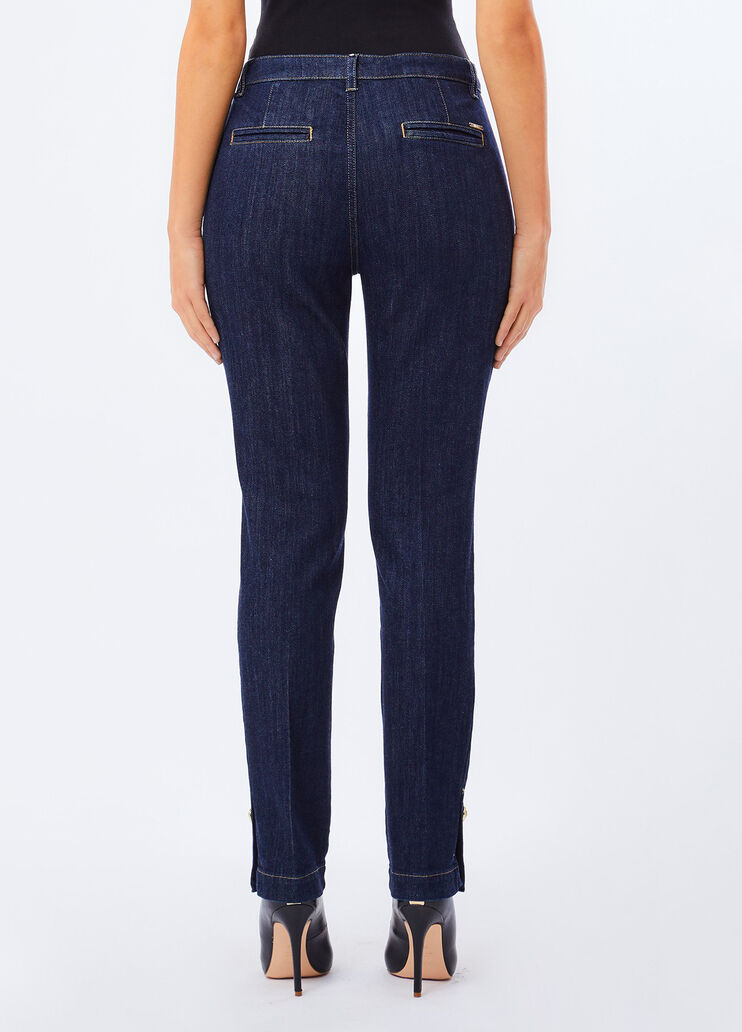 Jeans chino con aberturas denim azul oscuro Liu Jo - medium