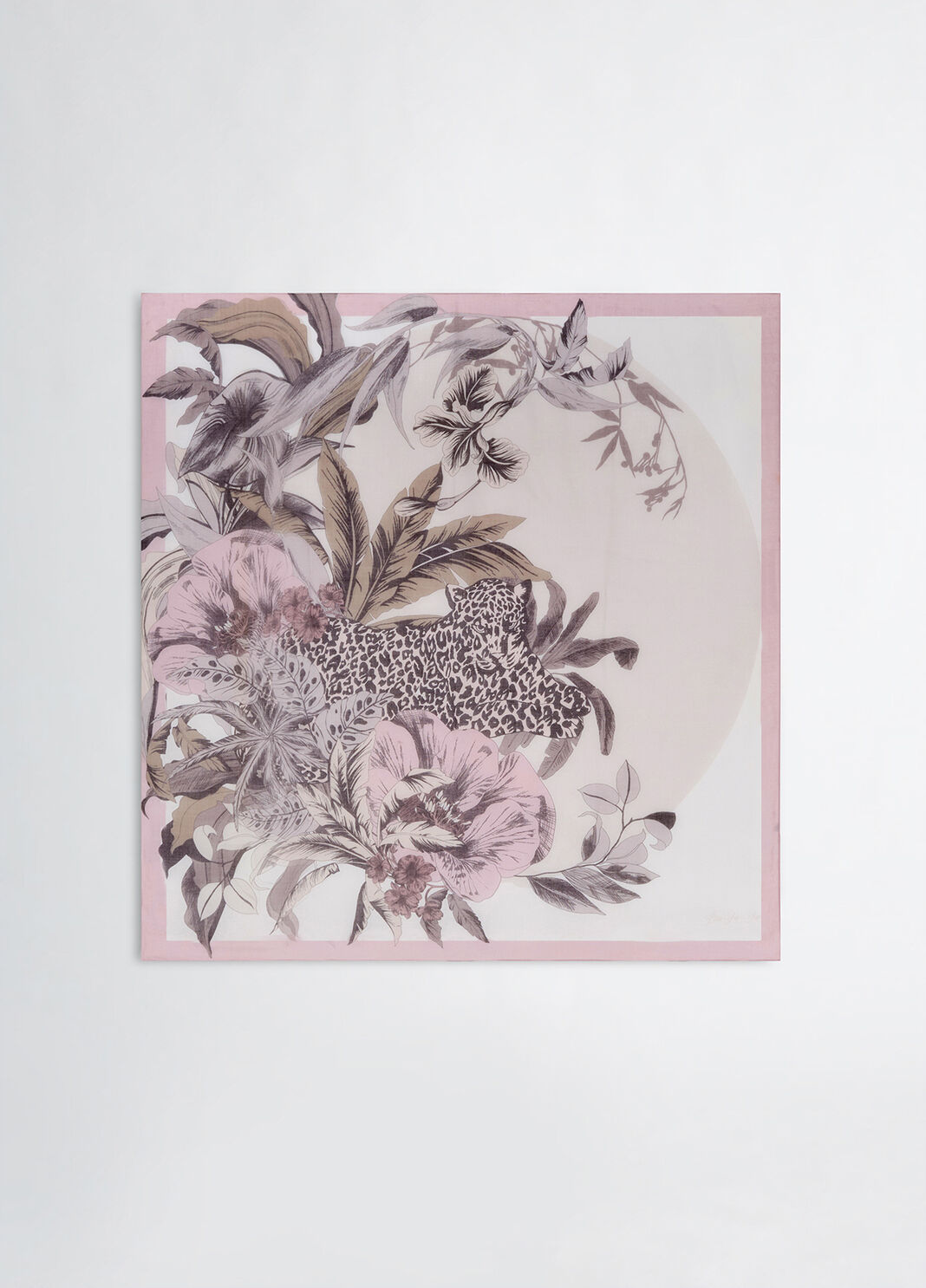 Scarf with floral print pink Liu Jo - large image number 1