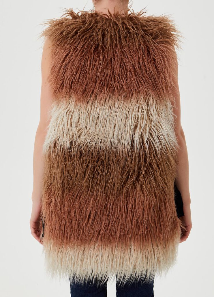 Kunstfellweste Zimt Liu Jo - large image number 1