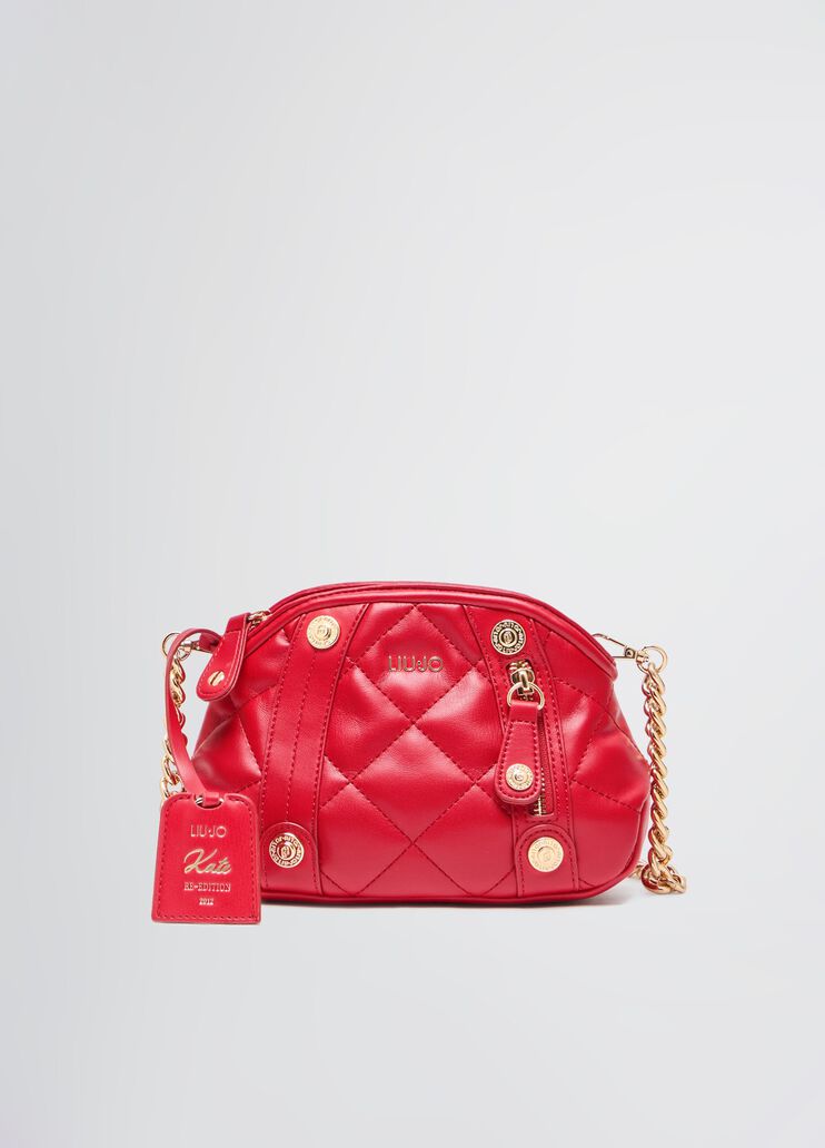 Pochette matelass&eacute;e rouge Liu Jo - medium