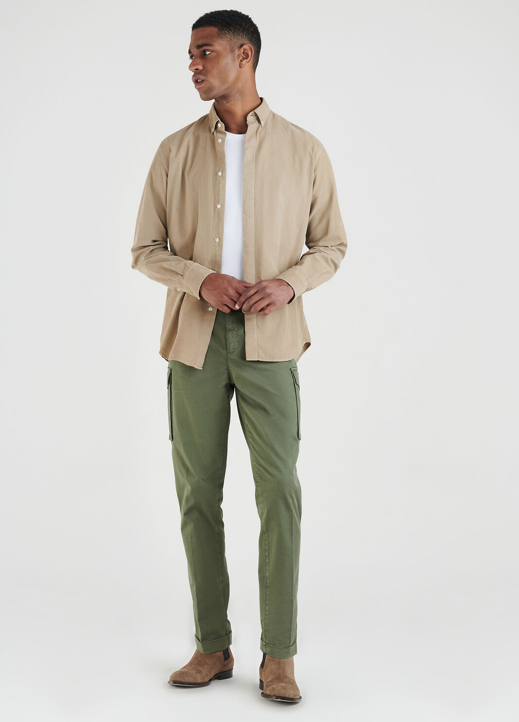 Pantalon cargo Vert militaire Liu Jo - large image number 3