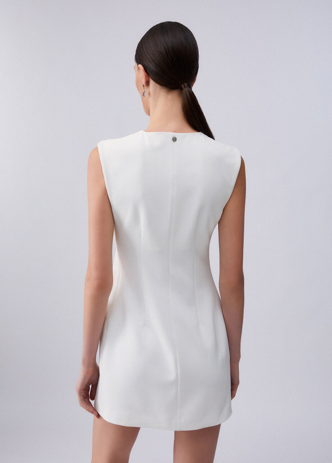 Short dress with studs white Liu Jo - large image number 1