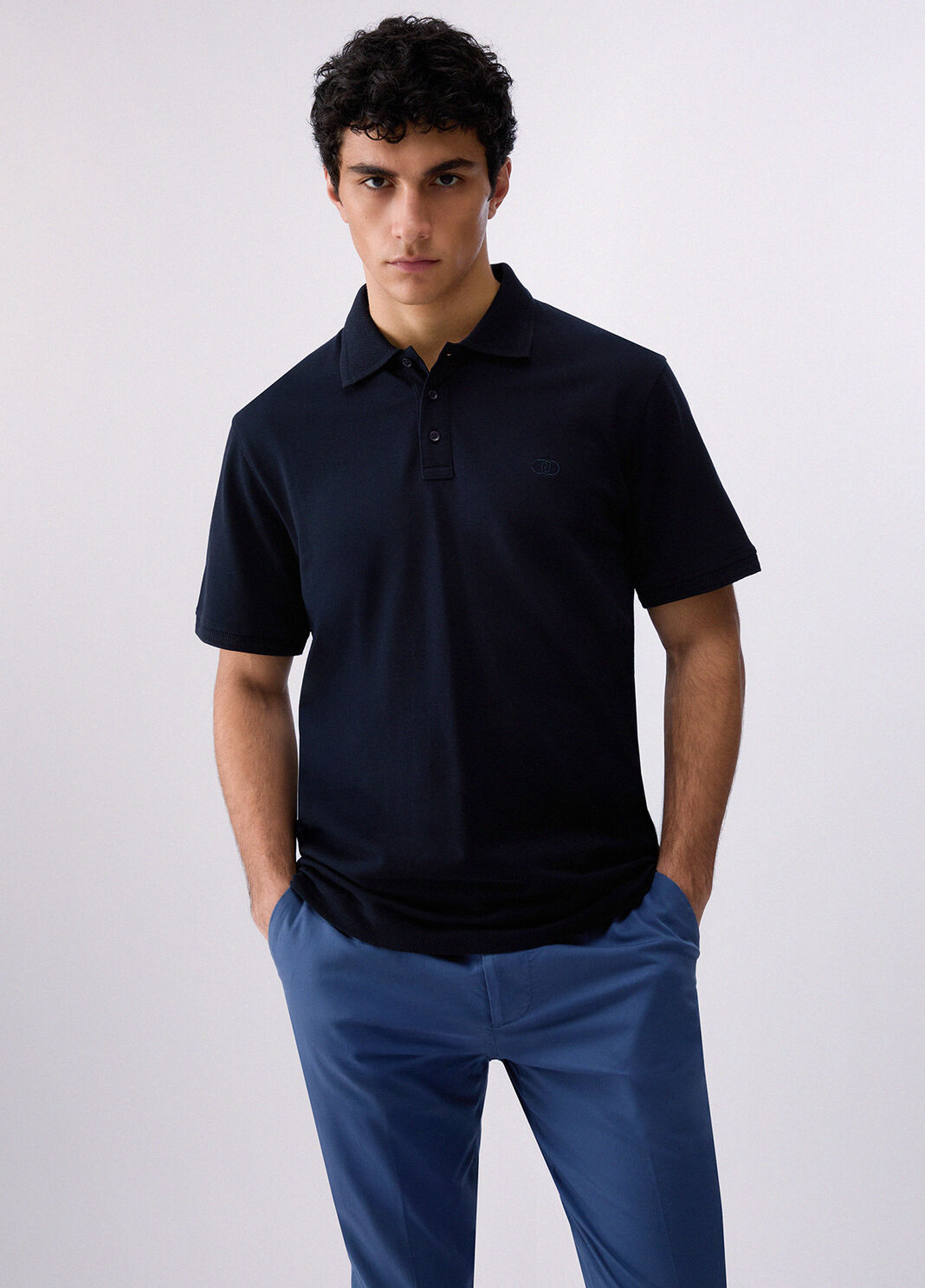 Piquet polo shirt dark blue Liu Jo - large image number 0