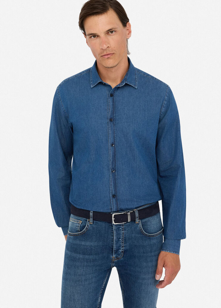 Gürtel aus Veloursleder Dunkelblau Liu Jo - medium Gürtel aus Veloursleder Dunkelblau Liu Jo - medium