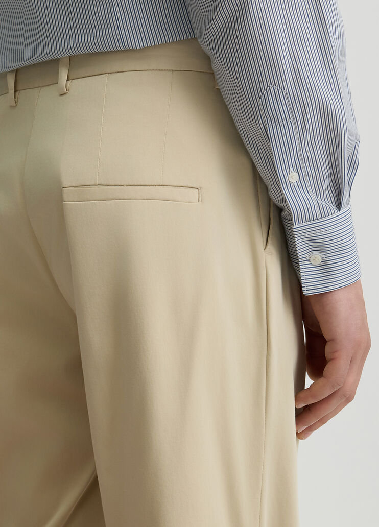 Men's trousers with darts khaki Liu Jo - large image number 4 Men's trousers with darts khaki Liu Jo - large image number 4