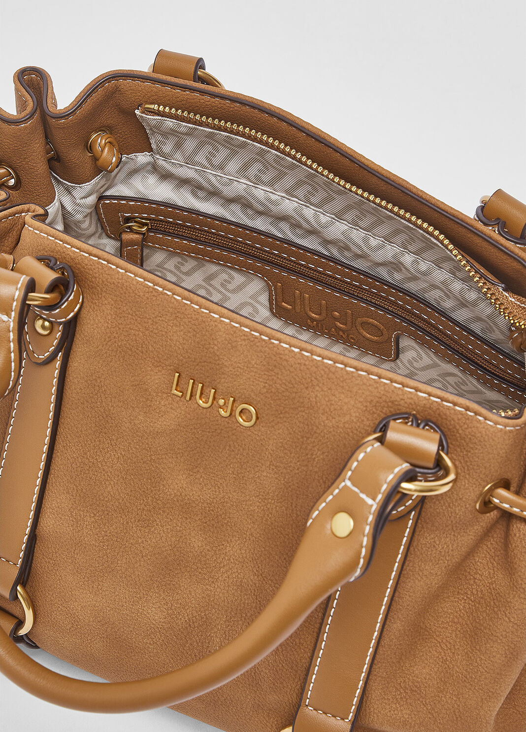 Borsa a mano piccola cammello Liu Jo - large image number 6