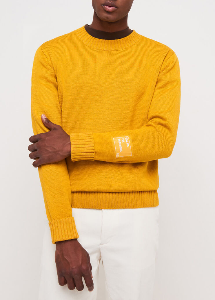 Pull avec écusson jaune Liu Jo - large image number 0