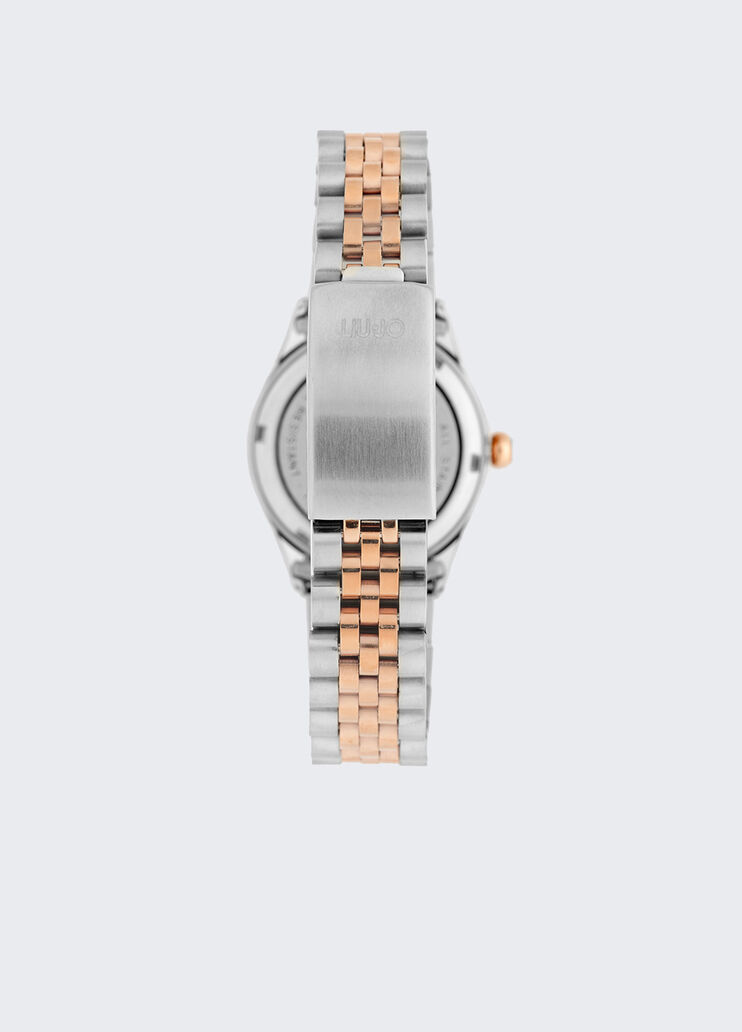 Orologio bicolor in acciaio rosa Liu Jo - large image number 1 Orologio bicolor in acciaio rosa Liu Jo - large image number 1