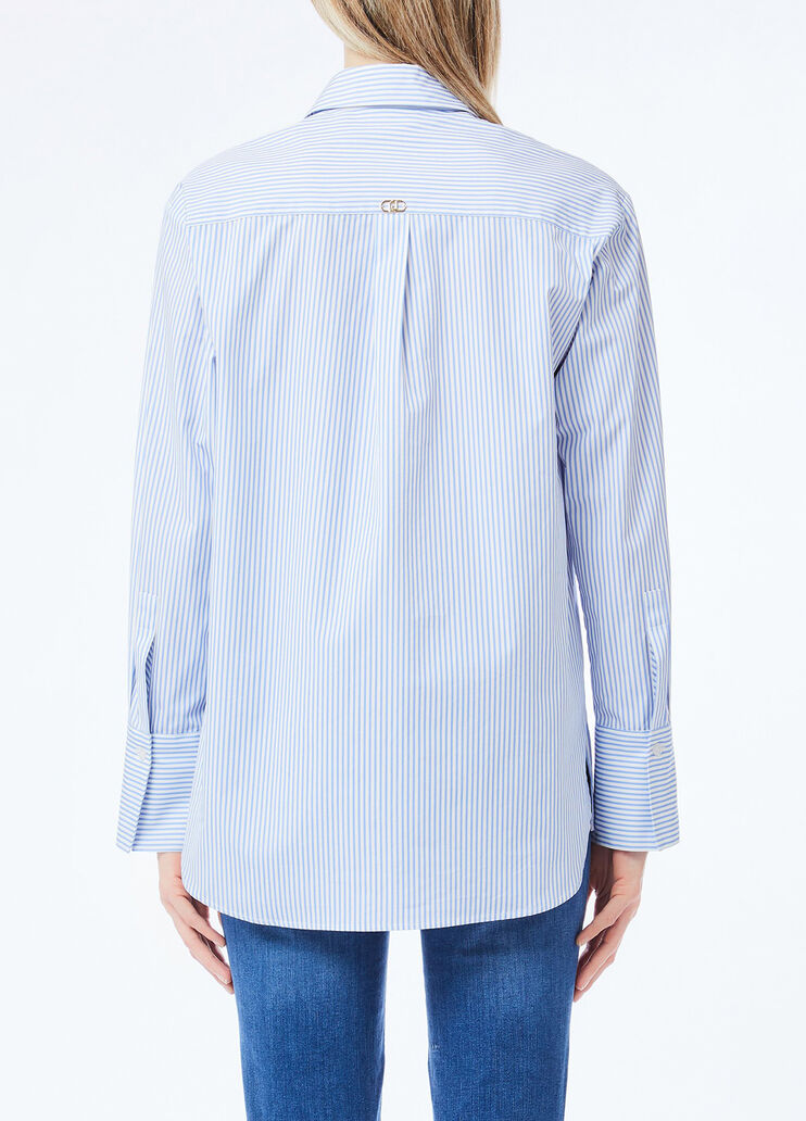 Striped cotton shirt with top  Liu Jo - medium
