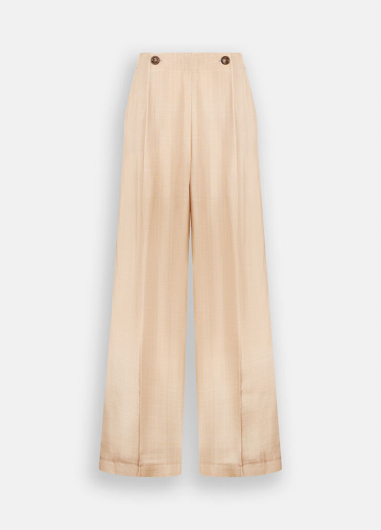 Wide leg trousers beige Liu Jo - large image number 6