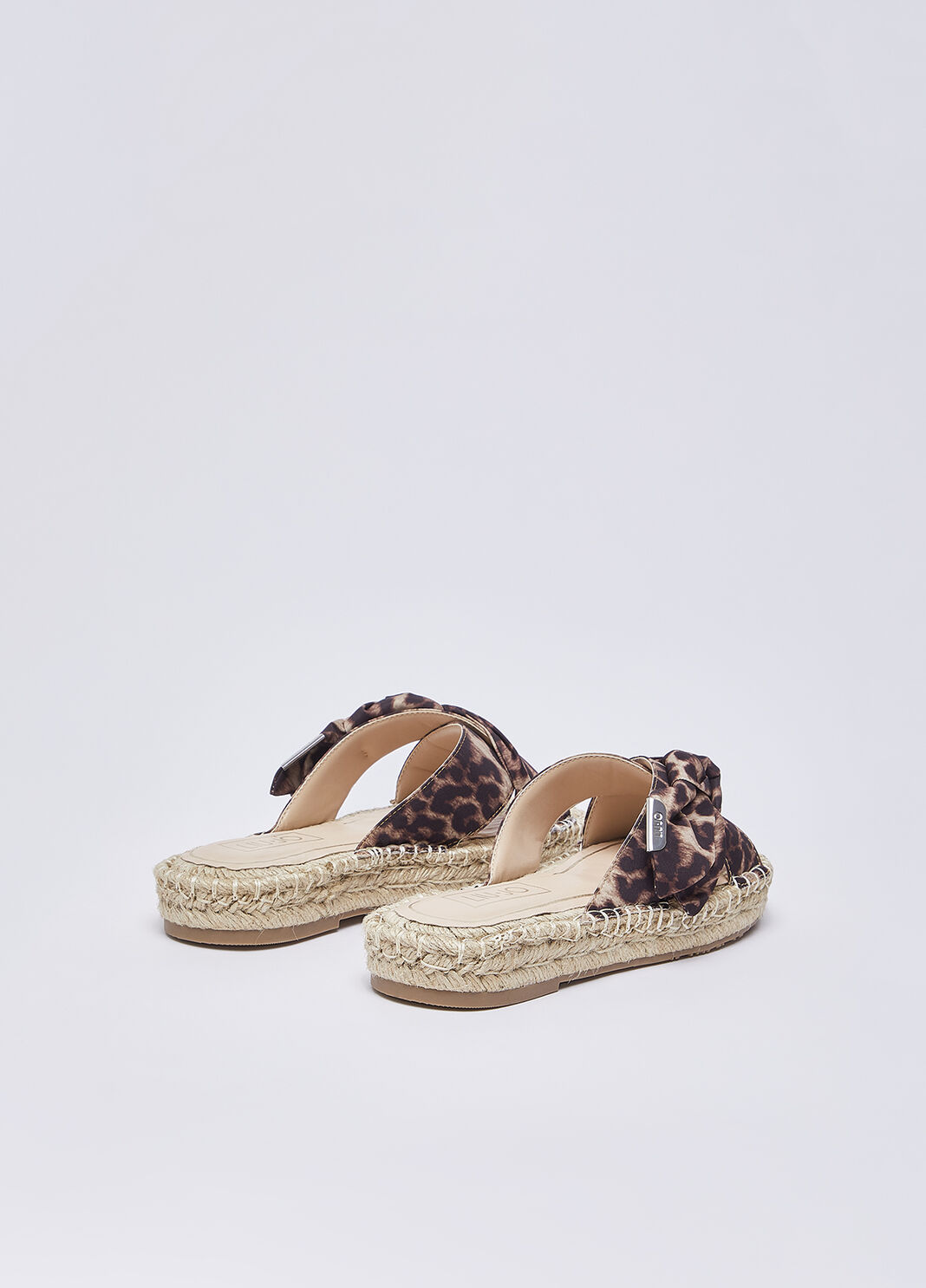 Pantolette aus Kordel mit Print Animal Liu Jo - large image number 2