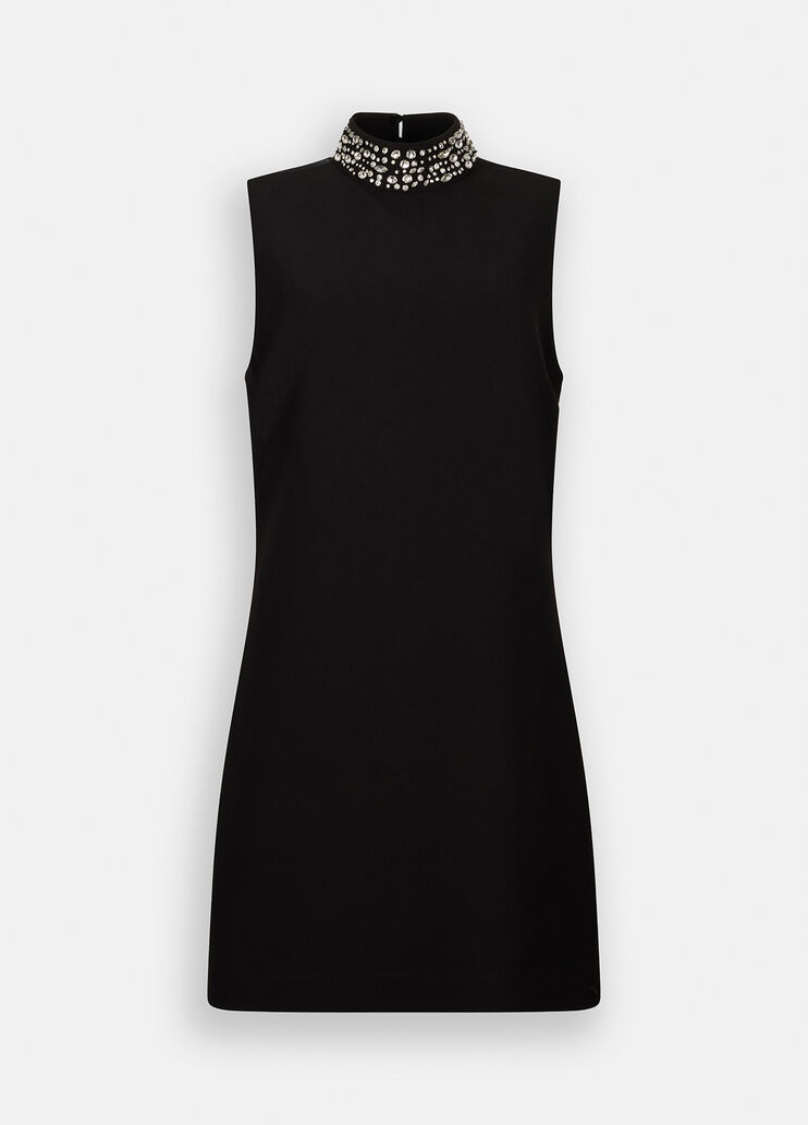 Robe avec strass noir Liu Jo - large image number 6 Robe avec strass noir Liu Jo - large image number 6