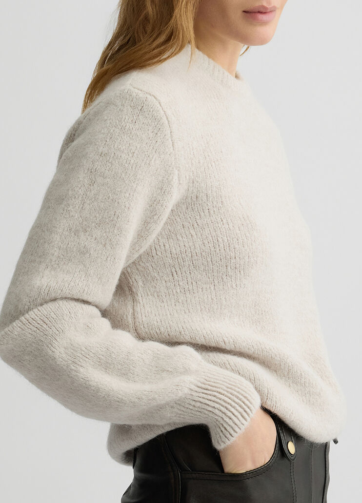 Pullover aus Alpaka-Gemisch weiß Liu Jo - large image number 2