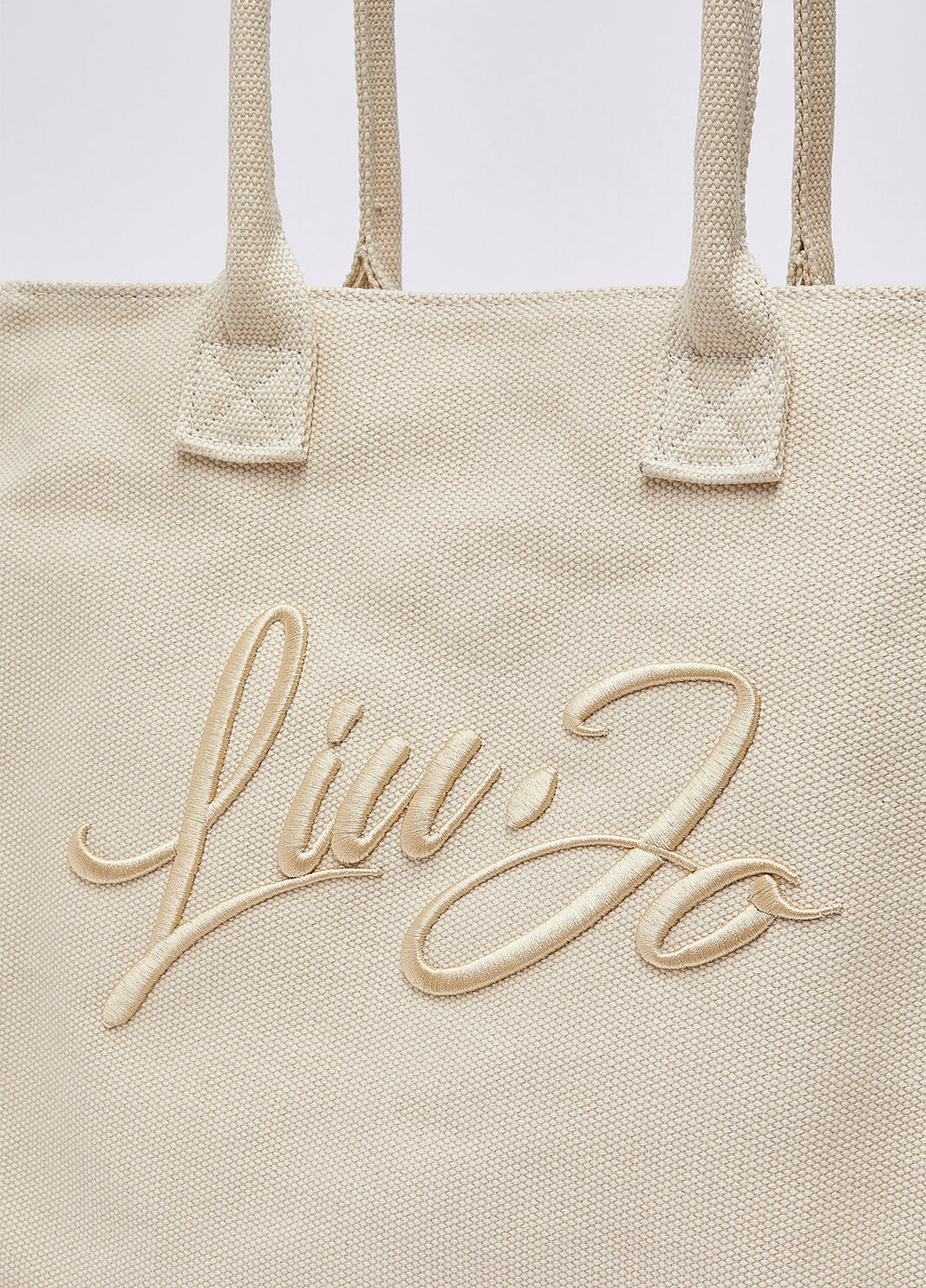 Large tote bag with foulard beige Liu Jo - large image number 4