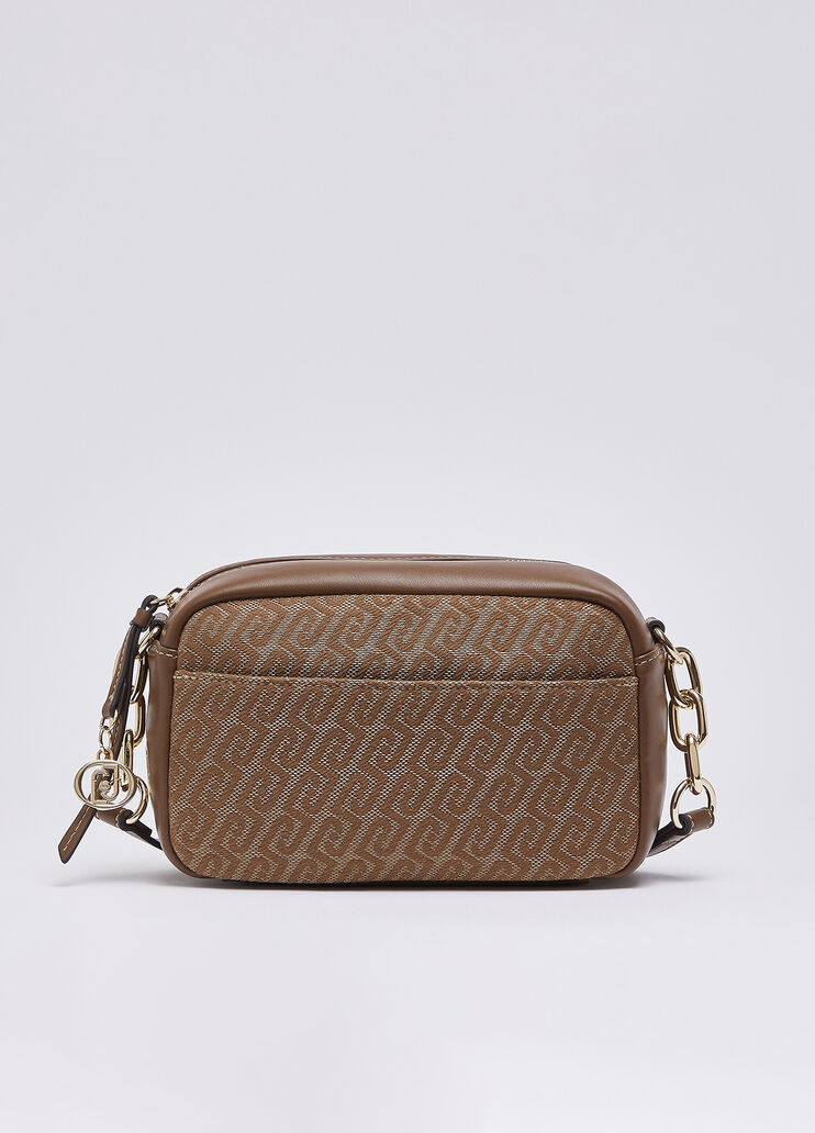 Medium Jacquard Crossbody Bag beige Liu Jo - medium
