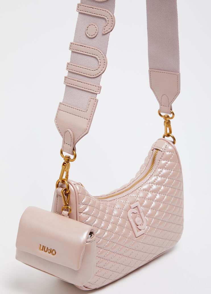 Bolso hobo pequeño glossy guateado  Liu Jo - large image number 1