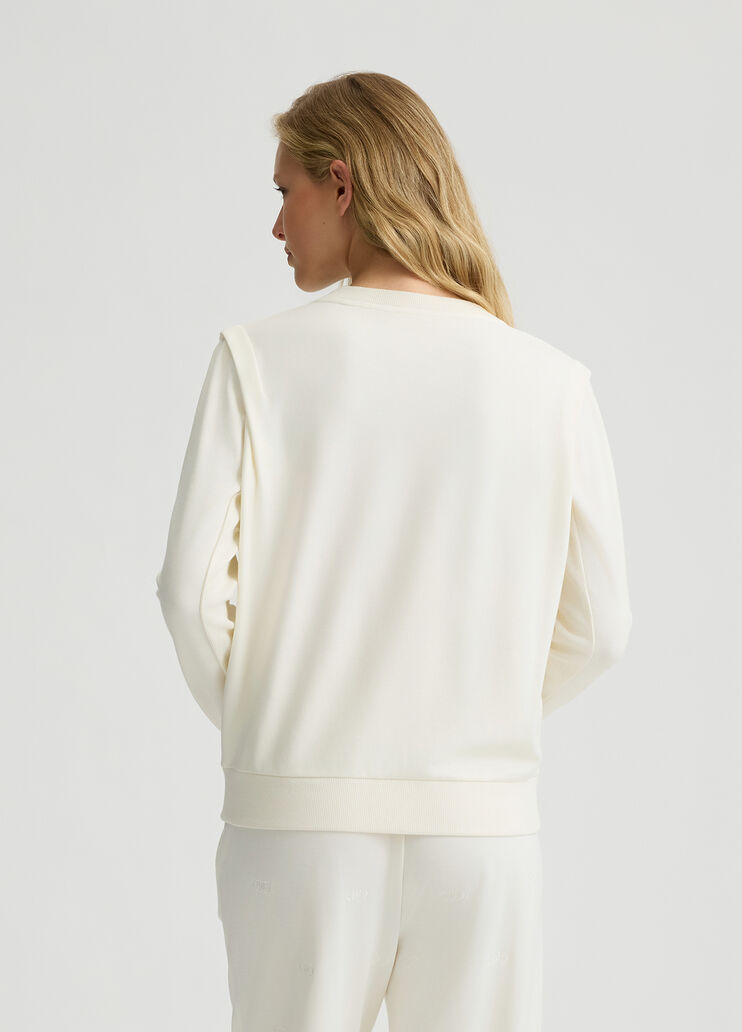 Liu Jo Better sweatshirt white Liu Jo - large image number 1 Liu Jo Better sweatshirt white Liu Jo - large image number 1