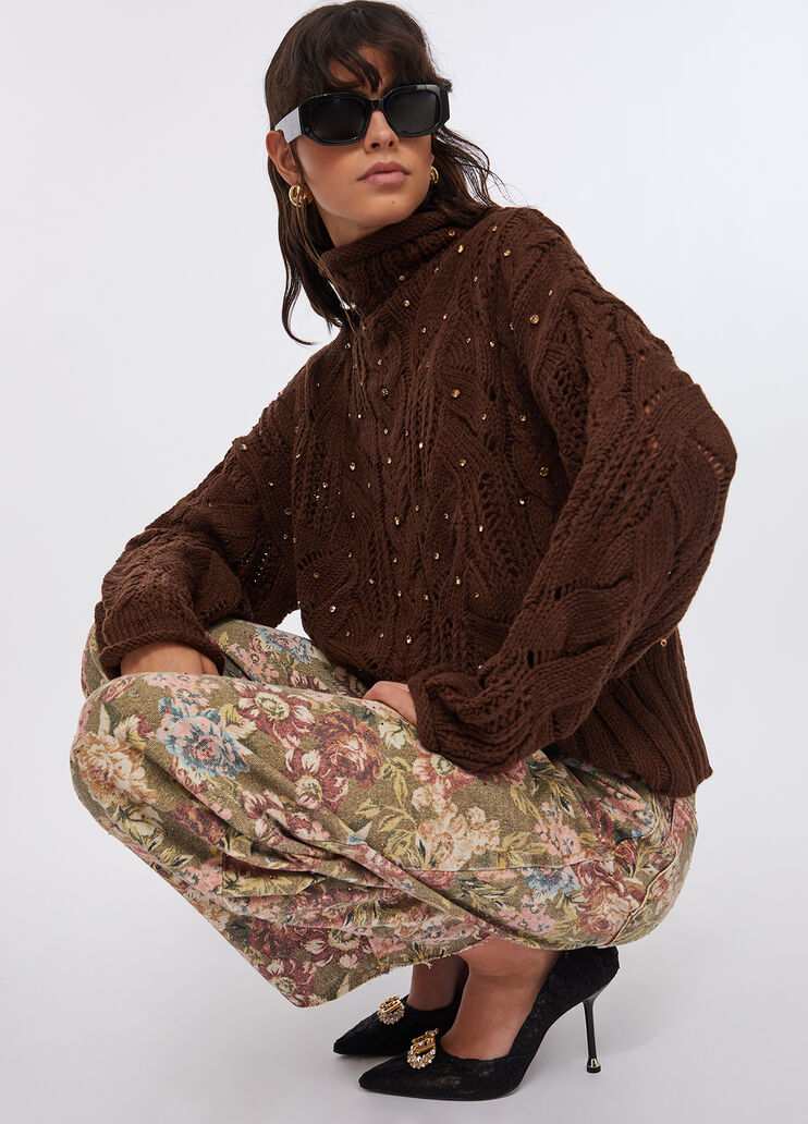 Flare-Hose mit Print Sanderson-Print Liu Jo - large image number 2