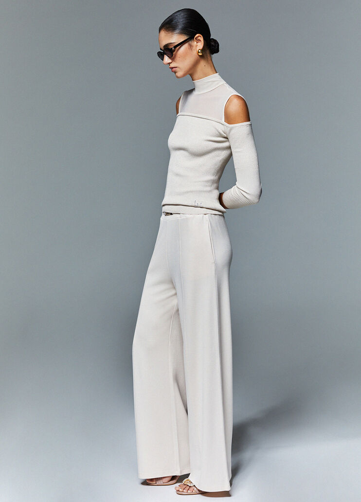 Jersey trousers champagne Liu Jo - medium