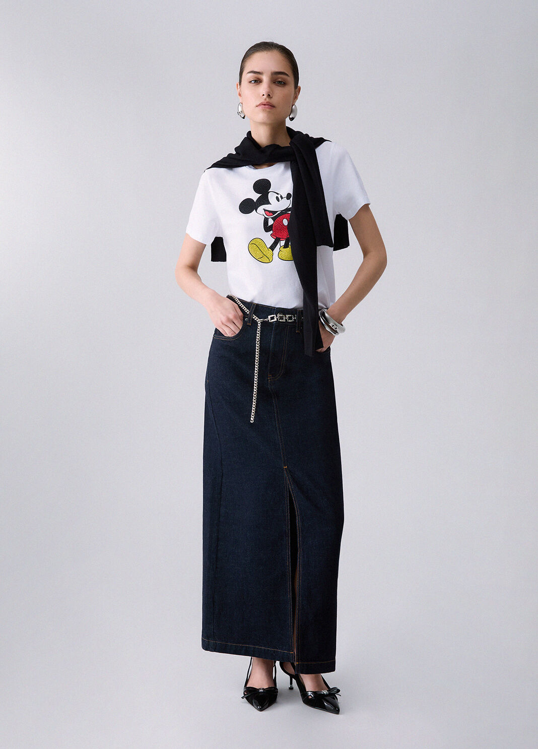 Long Denim Skirt Normal wash Liu Jo - large image number 5