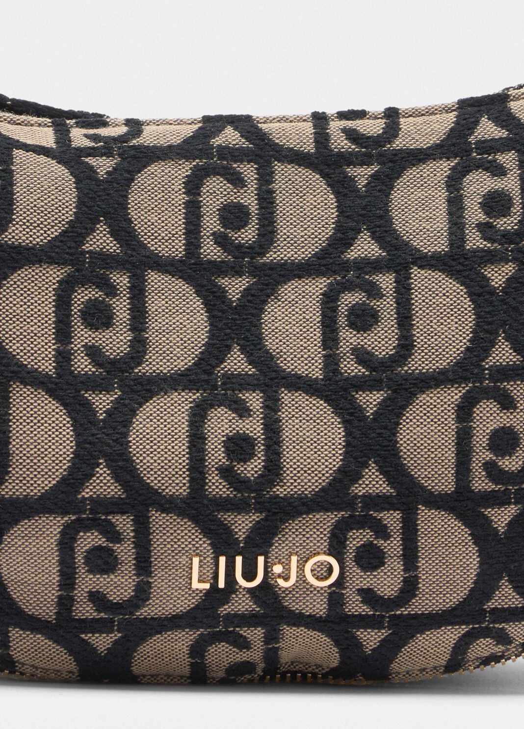 Borsa a spalla piccola jacquard tabacco Liu Jo - large image number 2