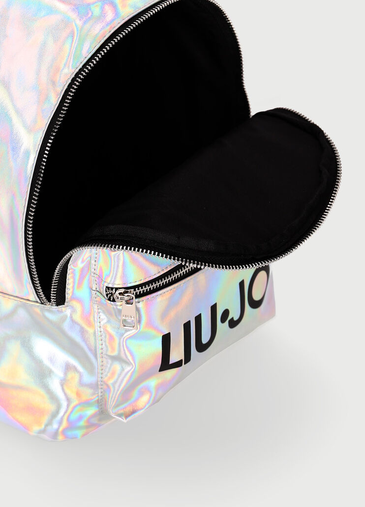 Iridescent backpack Silver Liu Jo - large image number 3