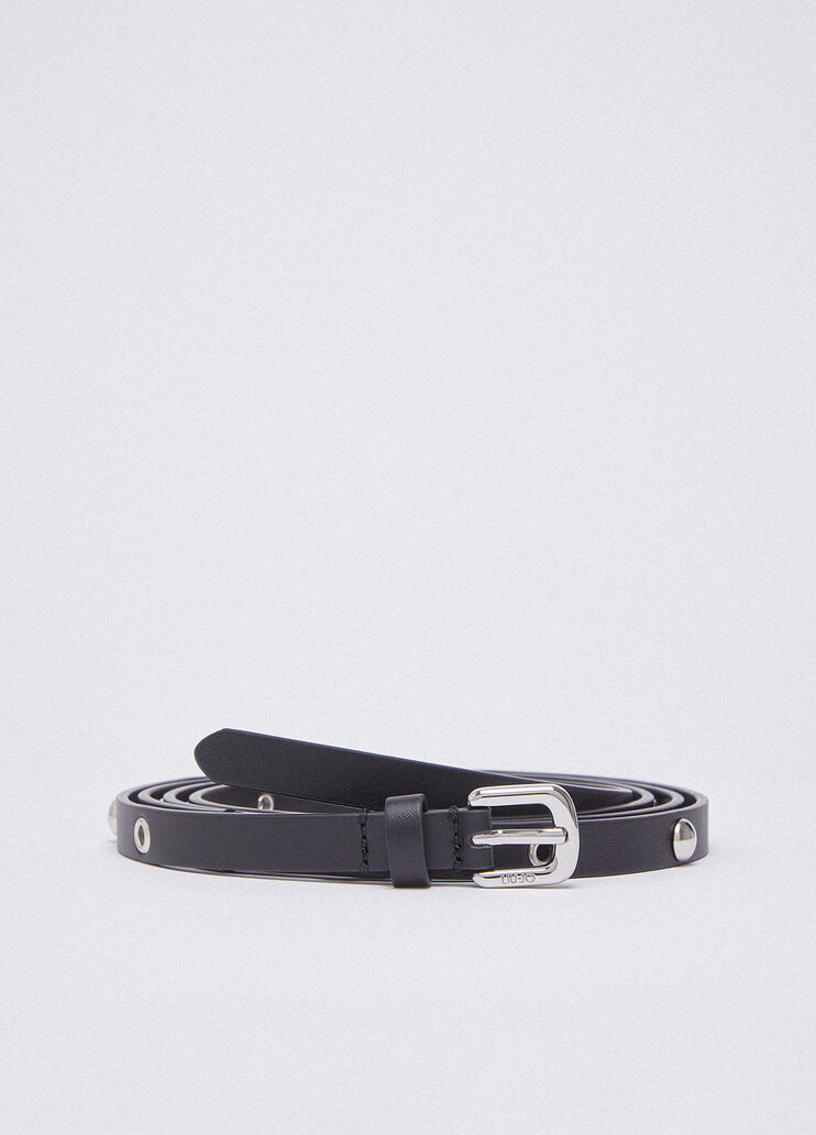 Thin belt with studs black Liu Jo - large image number 2