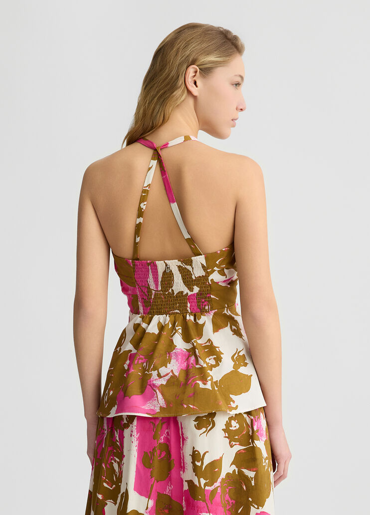 Printed poplin top floral Liu Jo - medium Printed poplin top floral Liu Jo - medium