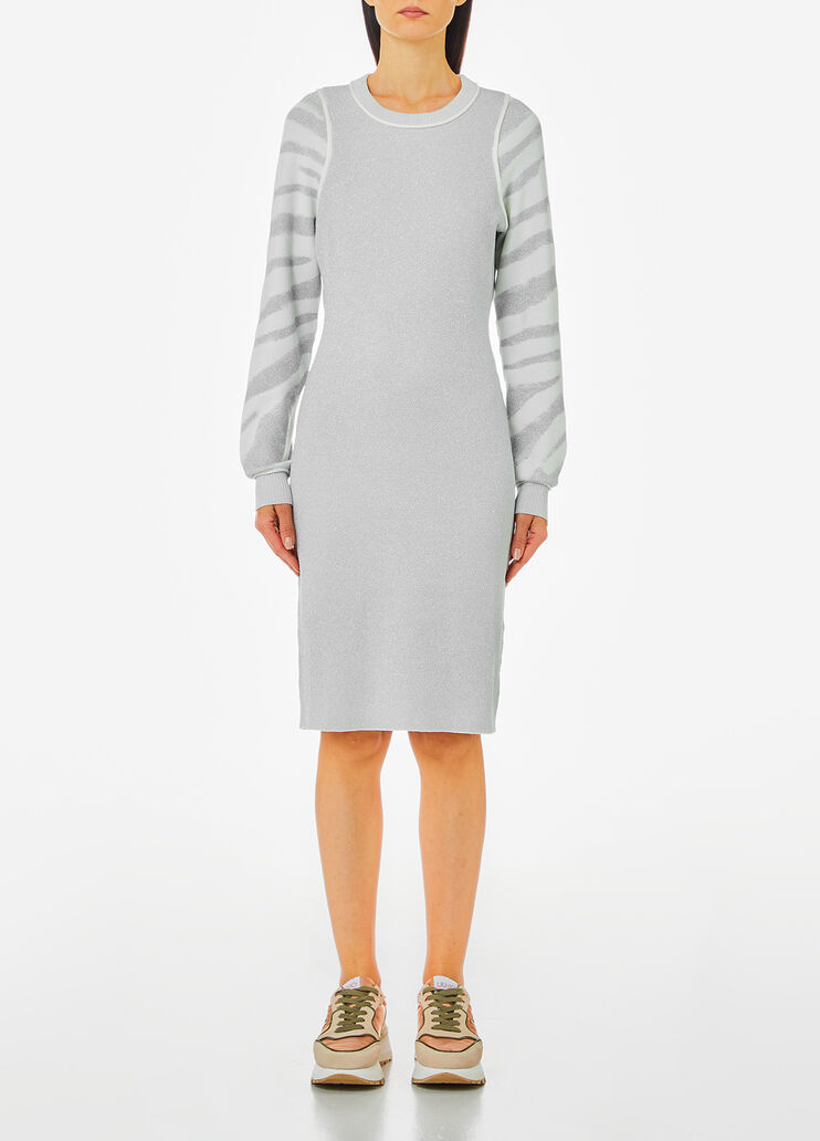 Robe animalier en maille blanc Liu Jo - medium