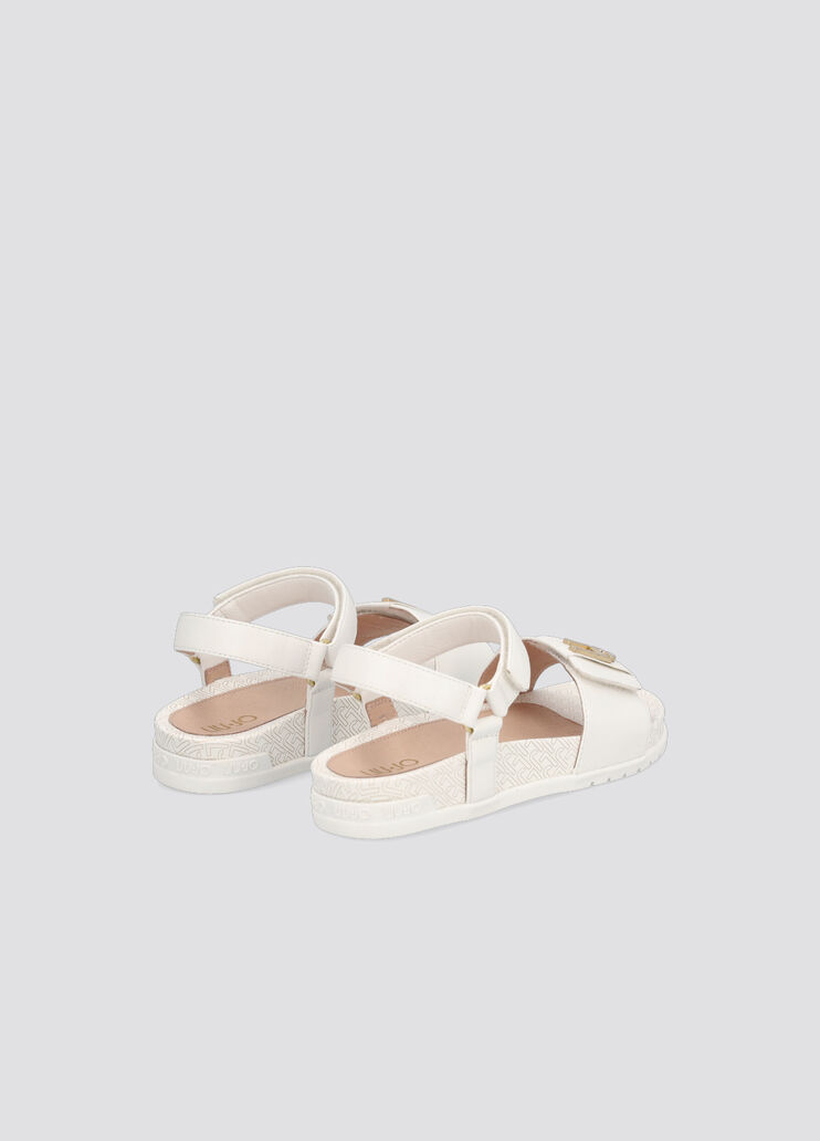 Sandals with monogram logo white Liu Jo - large image number 2