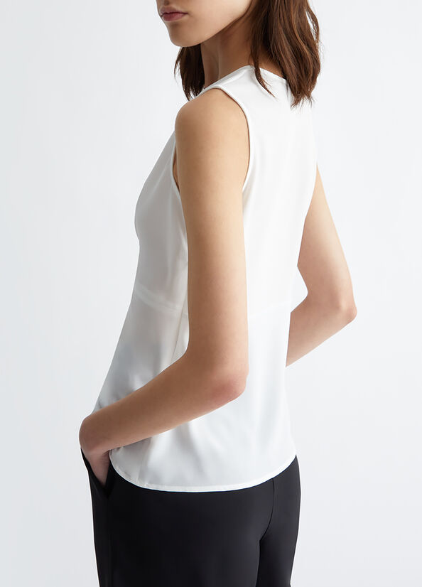 Top with knot white Liu Jo - large image number 1