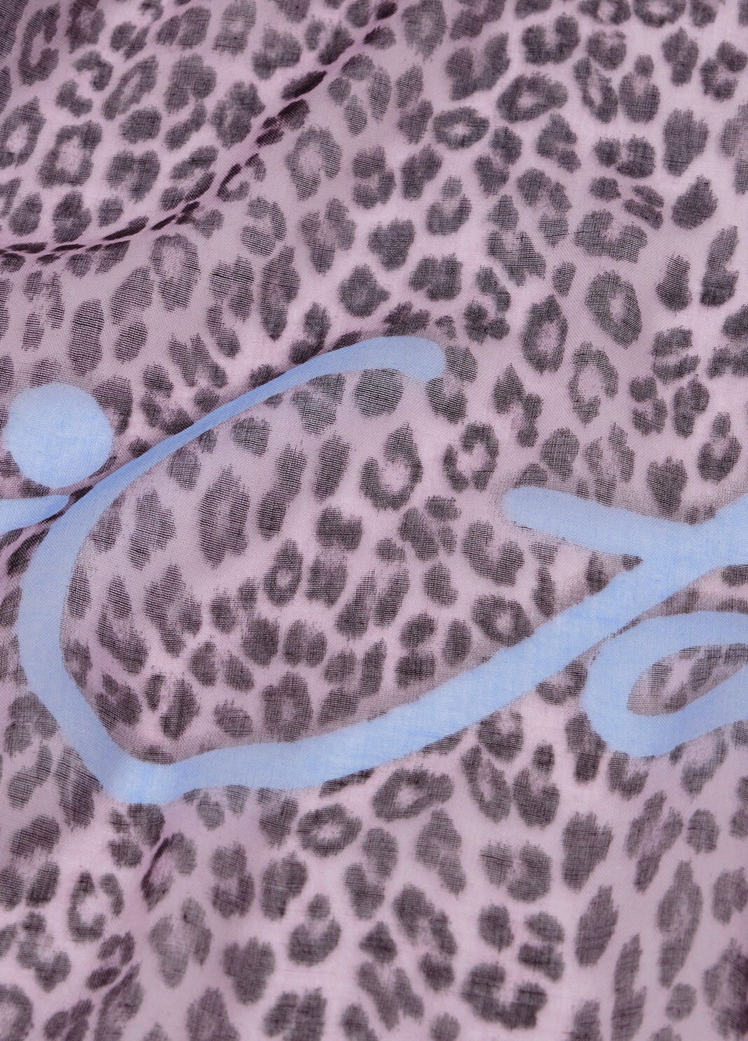 Animal-print foulard dark pink Liu Jo - large image number 3