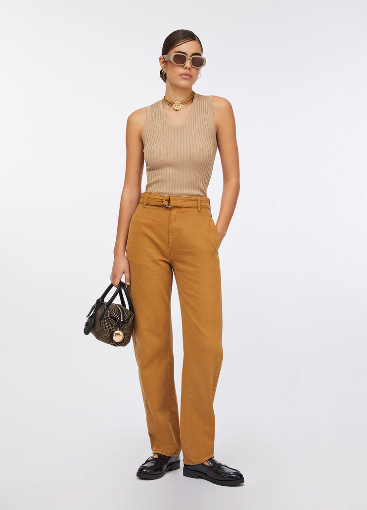 Top aus Lurex® Gold Liu Jo - large image number 5