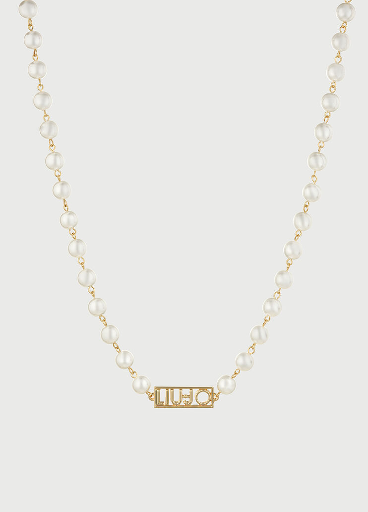 Necklace with gemstones gold-tone Liu Jo - large image number 0 Necklace with gemstones gold-tone Liu Jo - large image number 0